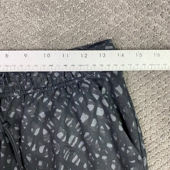 Lululemon Jet Crop (Slim) Trousers Pants Women's 4 Lace Play Dark Slate Black - Picture 8 of 12